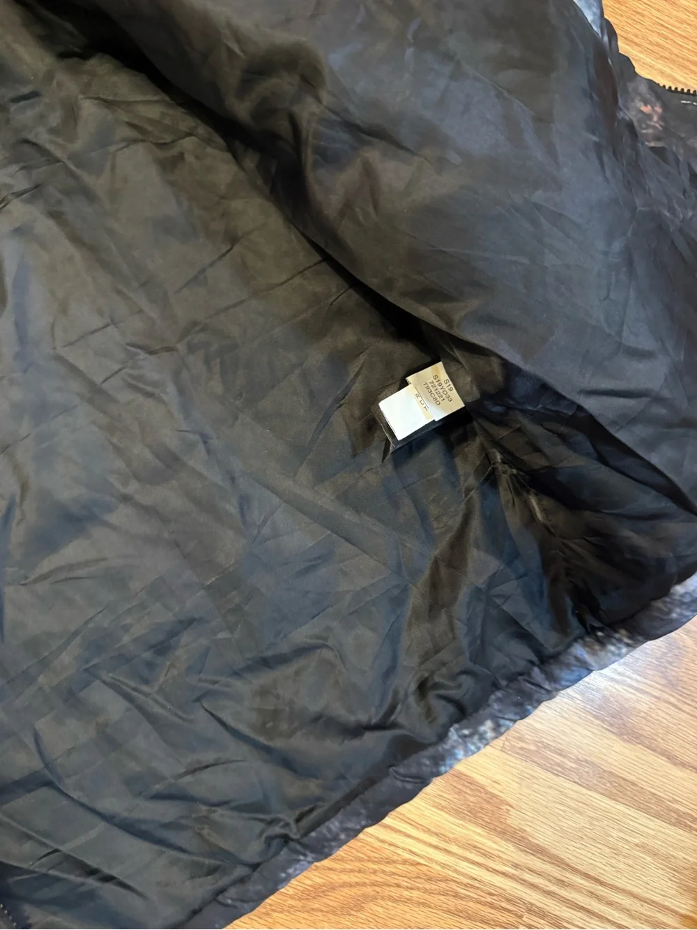 The North Face Men's Puffer Jacket - Cream Tie-Dye rare design 700 series